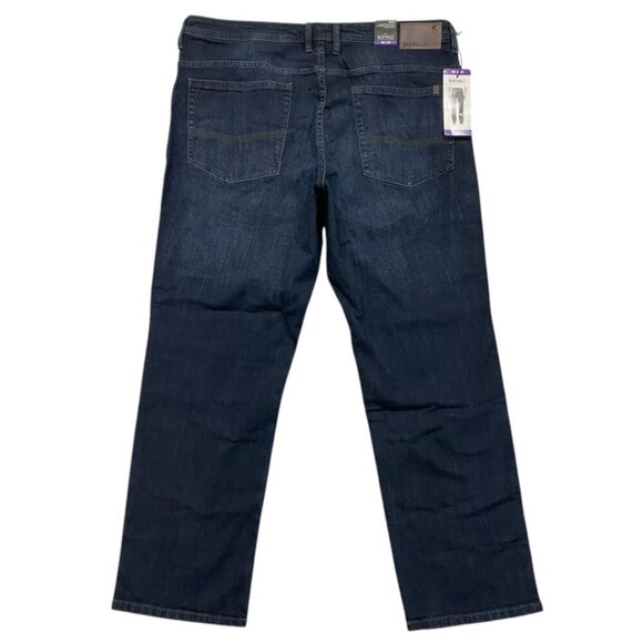NEW Mens Buffalo David Bitton Straight Leg Jack Jeans | Dark Denim - Picture 3 of 6